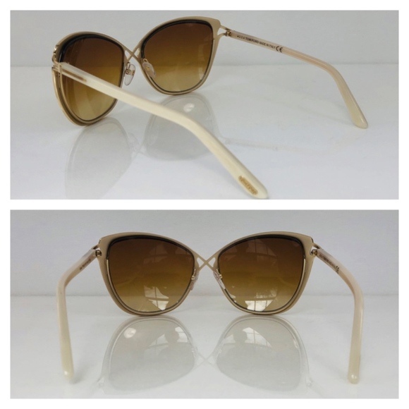 New TOM FORD Gradient White Butterfly Sunglasses - Picture 5 of 8